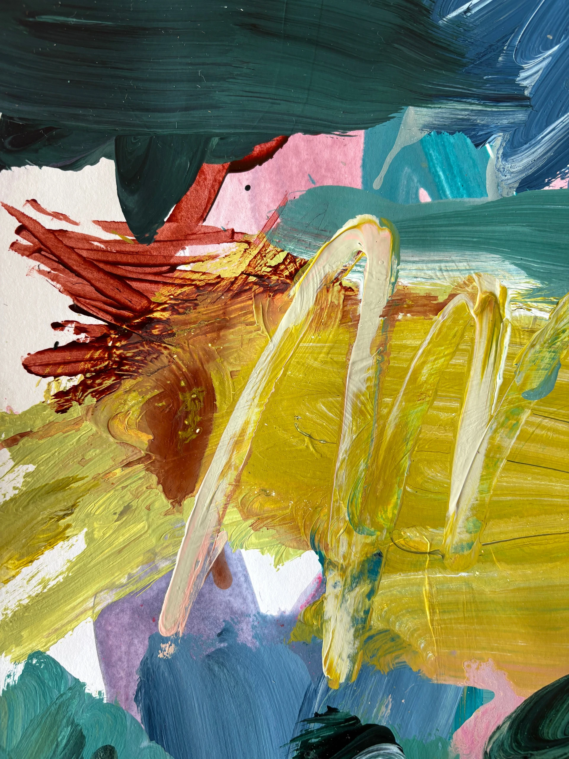 Artwork by Marcus Aitken, Alter08, Made of Acrylic and pencil on paper 