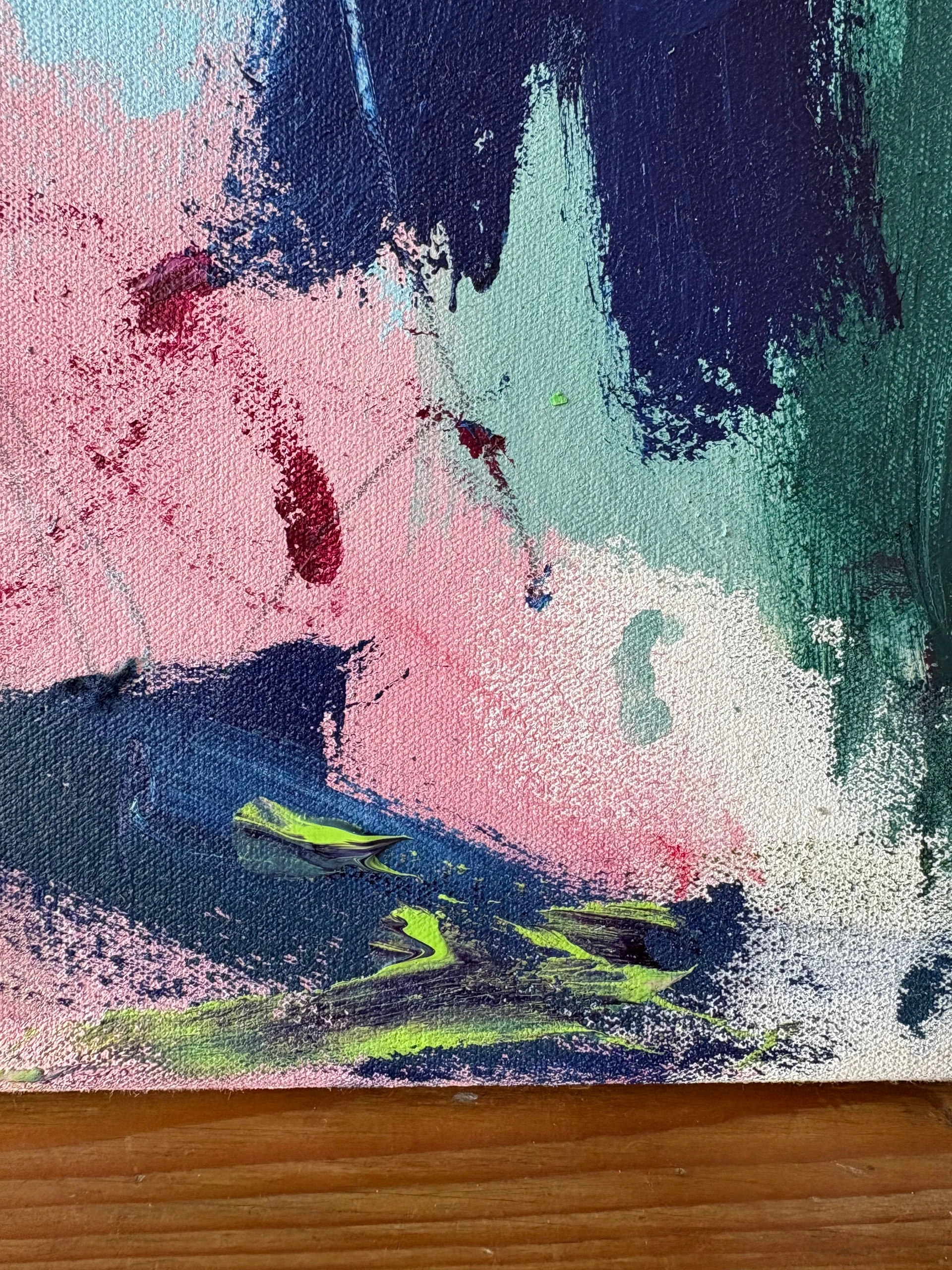 Artwork by Marcus Aitken, Feather duster, Made of Acrylic & oil on canvas 