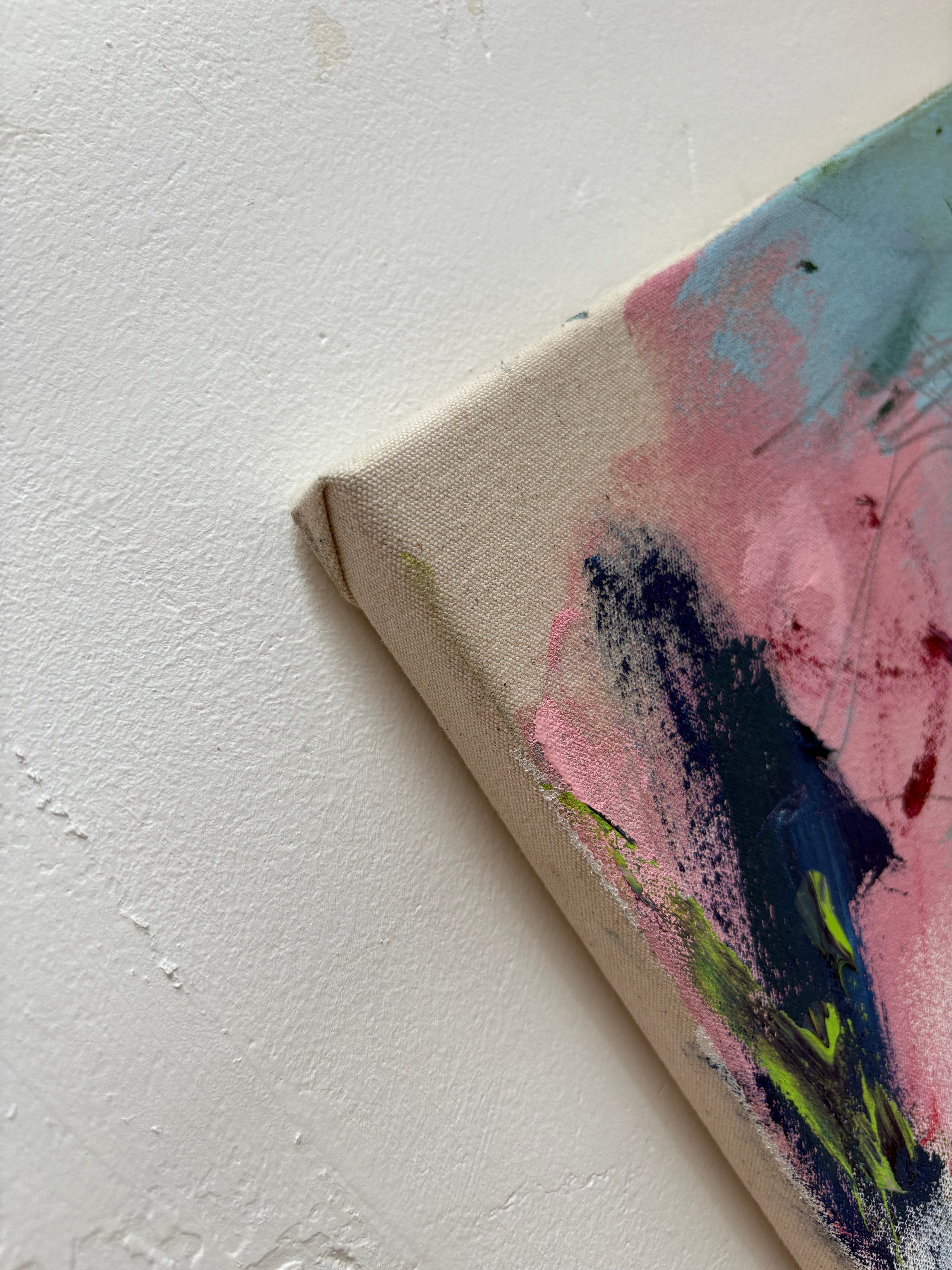 Artwork by Marcus Aitken, Feather duster, Made of Acrylic & oil on canvas 