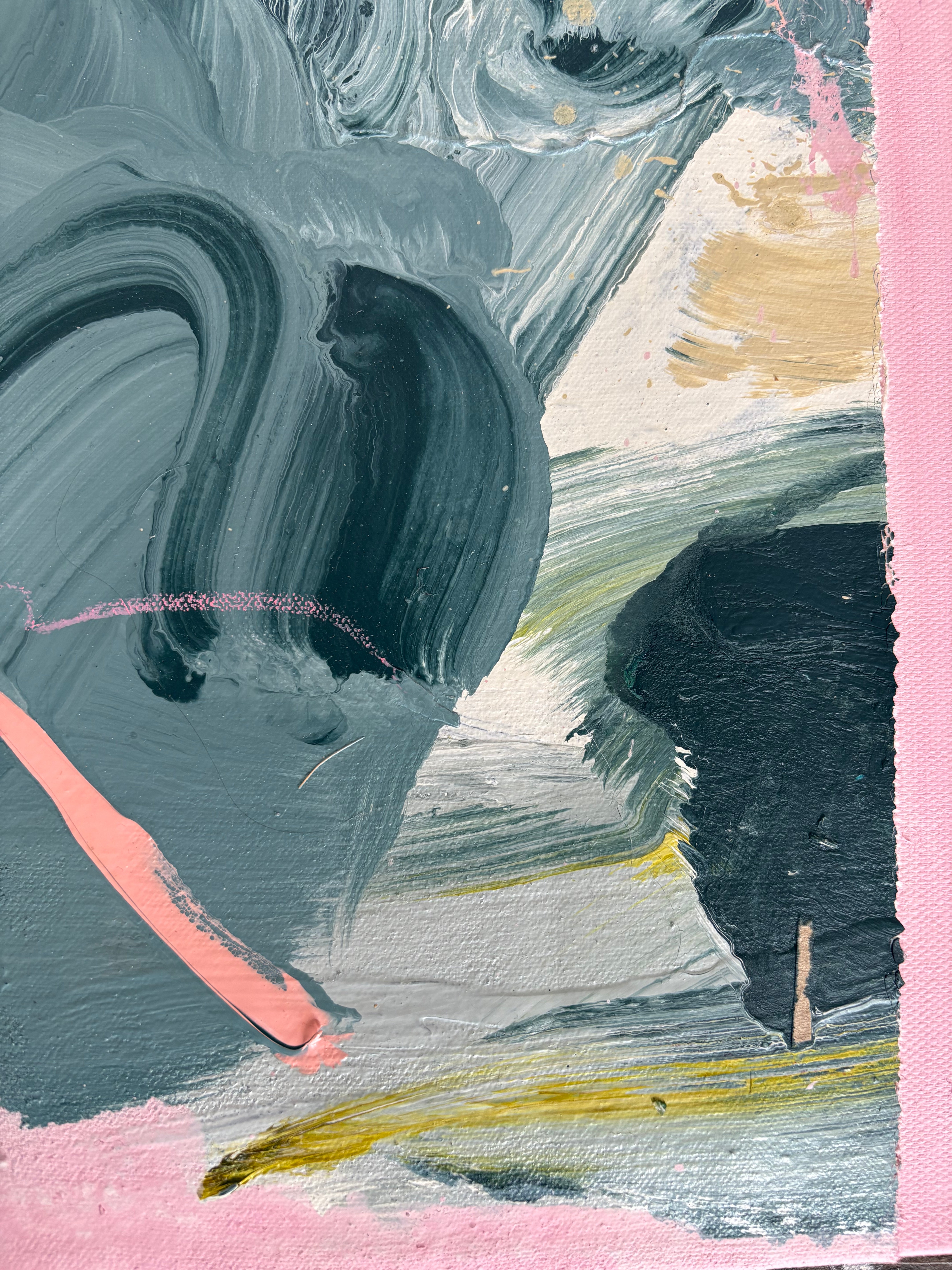 Artwork by Marcus Aitken, Venus, Made of Acrylic and textiles on canvas 