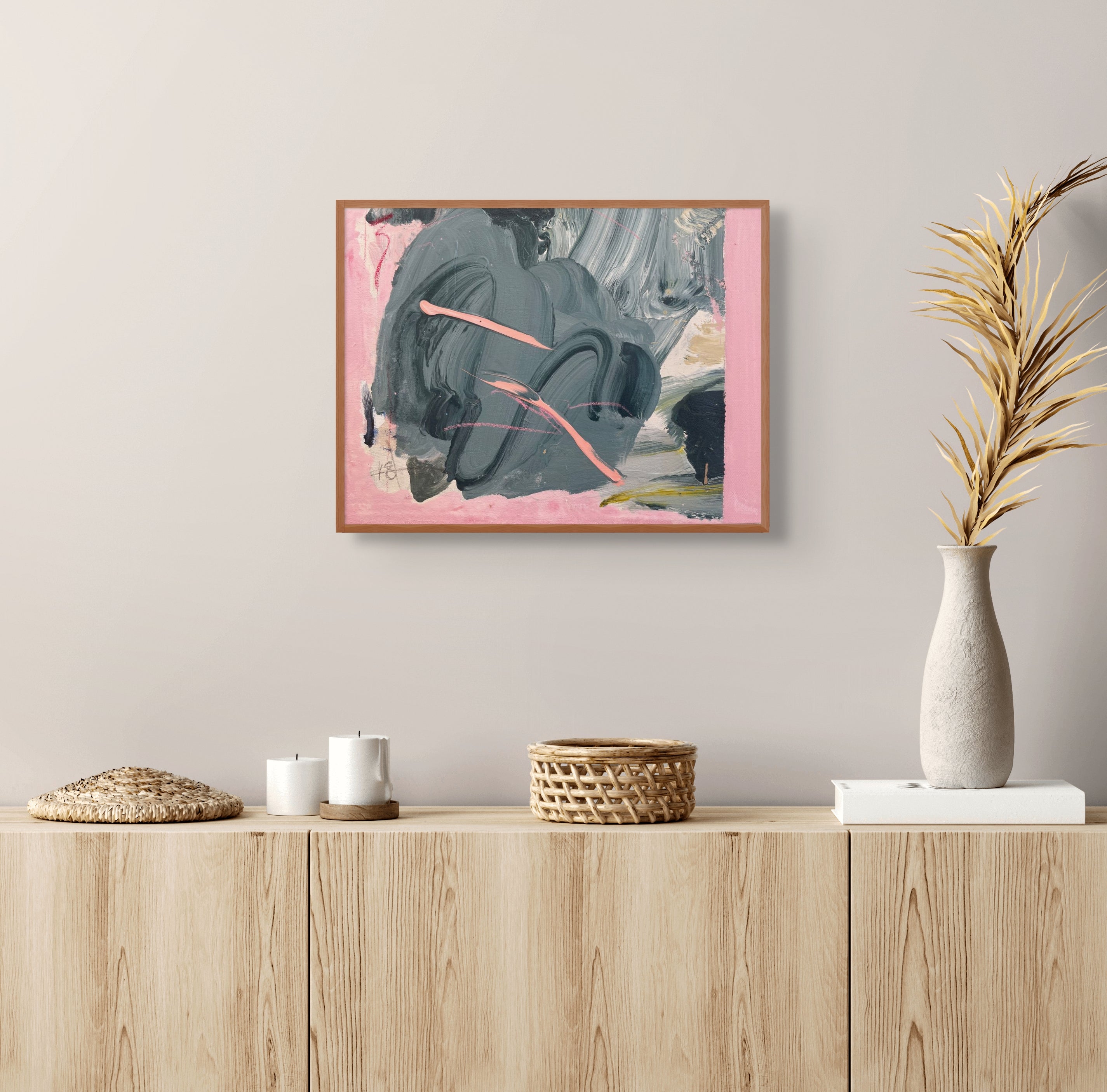 Artwork by Marcus Aitken, Venus, Made of Acrylic and textiles on canvas 