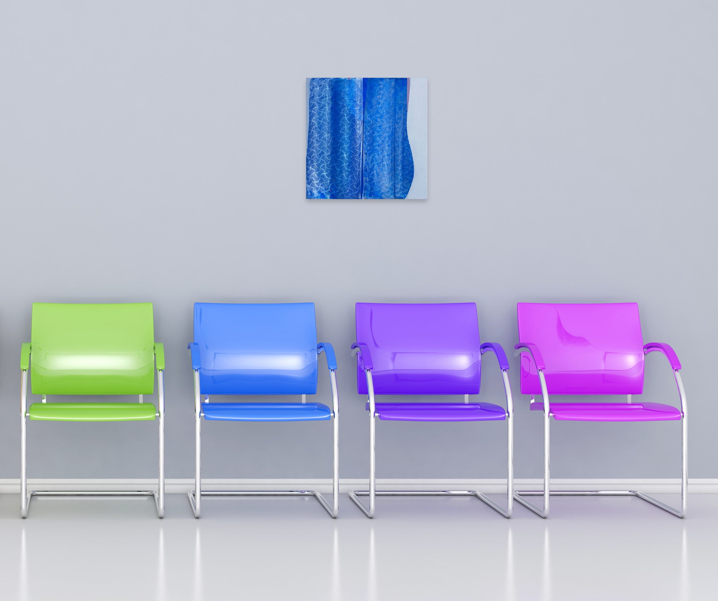 Artwork by Marcy Rosenblat, New Day, Made of Acrylic on linen 