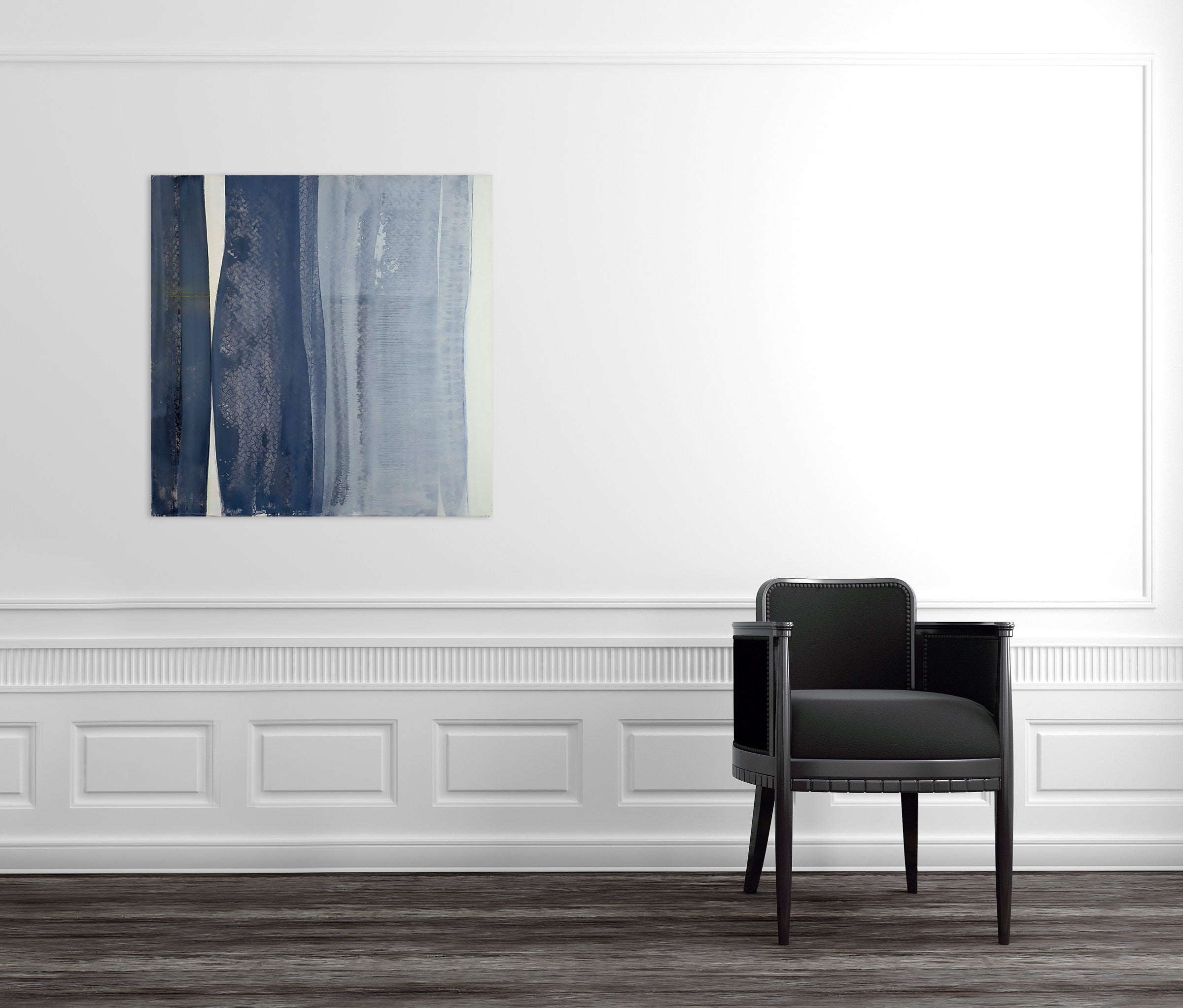 Artwork by Marcy Rosenblat, Yellow Line, Made of Acrylic on canvas 