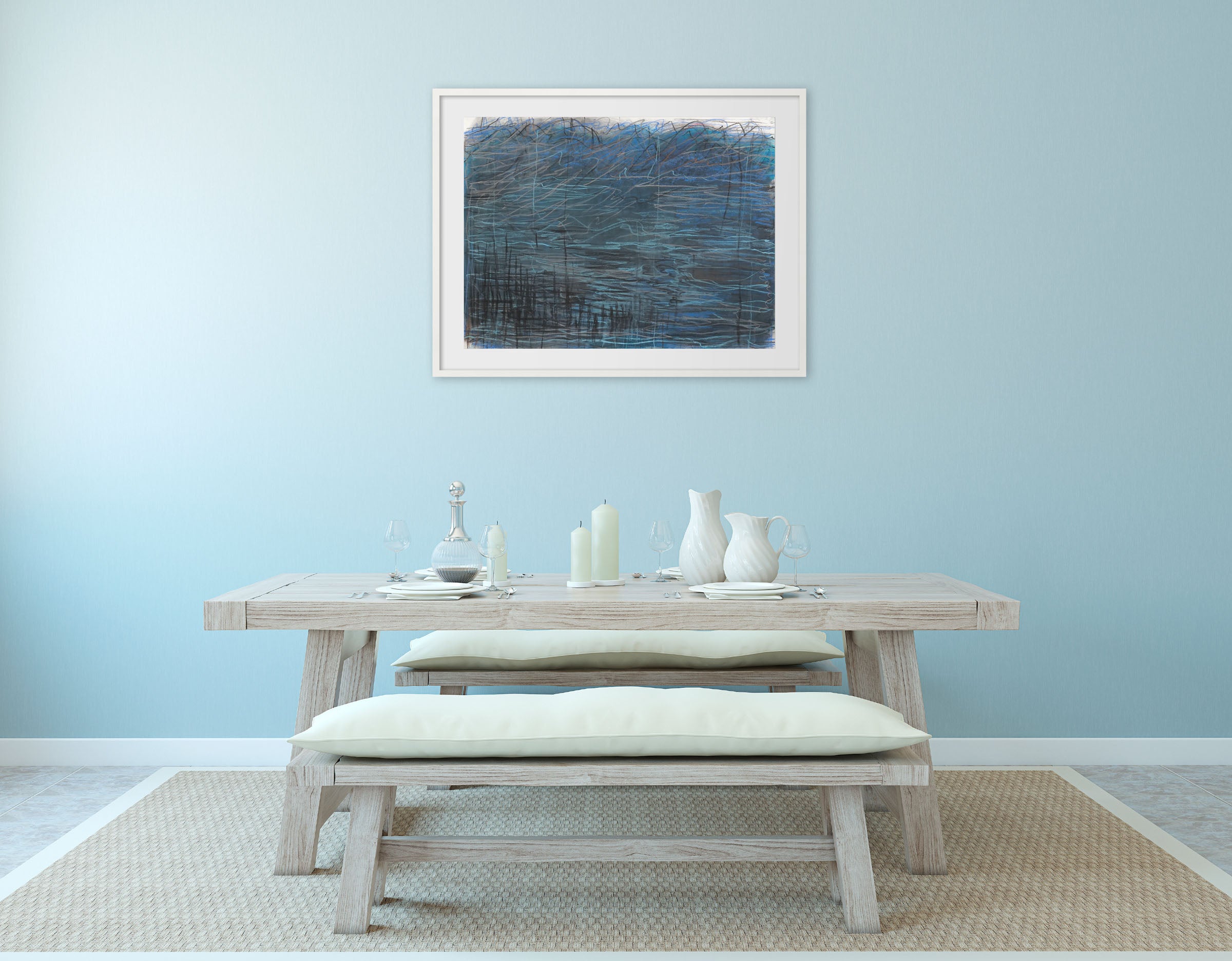 Artwork by Margaret Neill, Arietta 6, Made of Pastel and acrylic on paper 