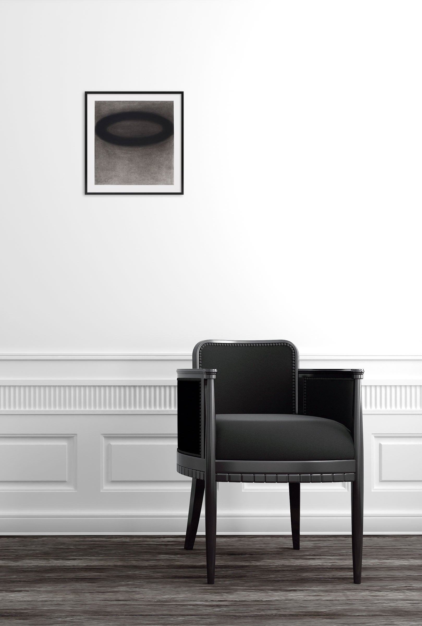 Artwork by Margaret Neill, Intermezzo 4, Made of Charcoal on paper 