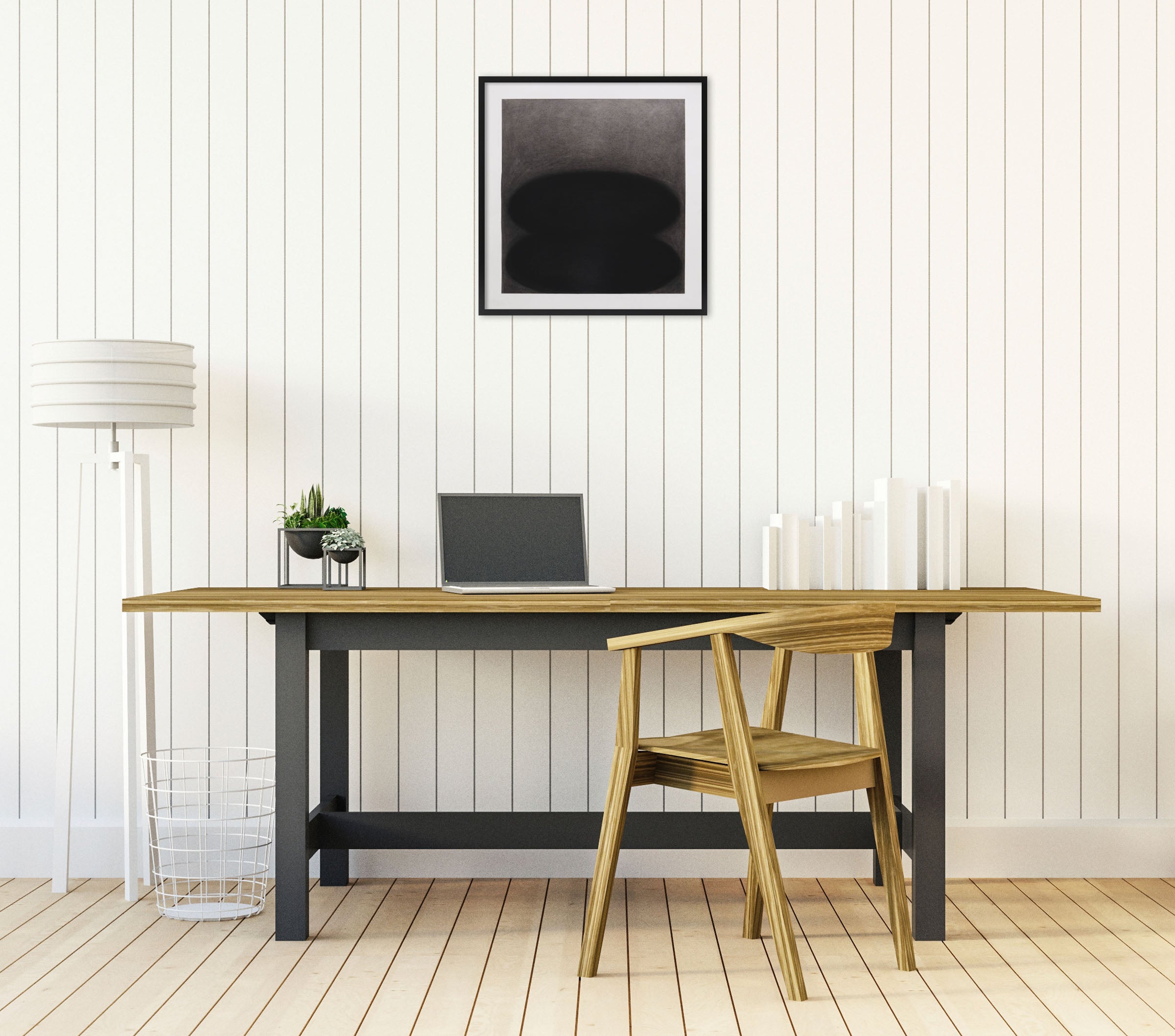 Artwork by Margaret Neill, Intermezzo 6, Made of Charcoal on paper 