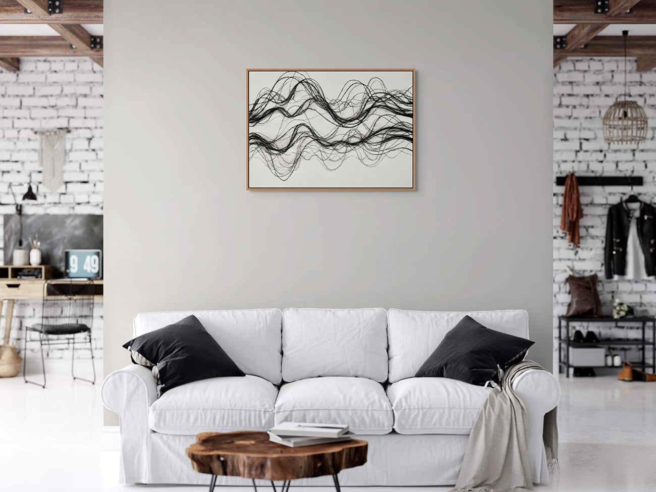 Artwork by Margaret Neill, Repertory 2, Made of Charcoal on paper 