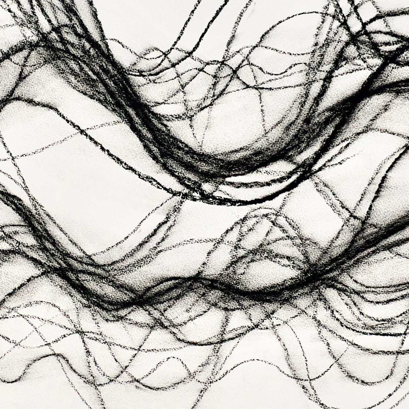 Artwork by Margaret Neill, Repertory 2, Made of Charcoal on paper 