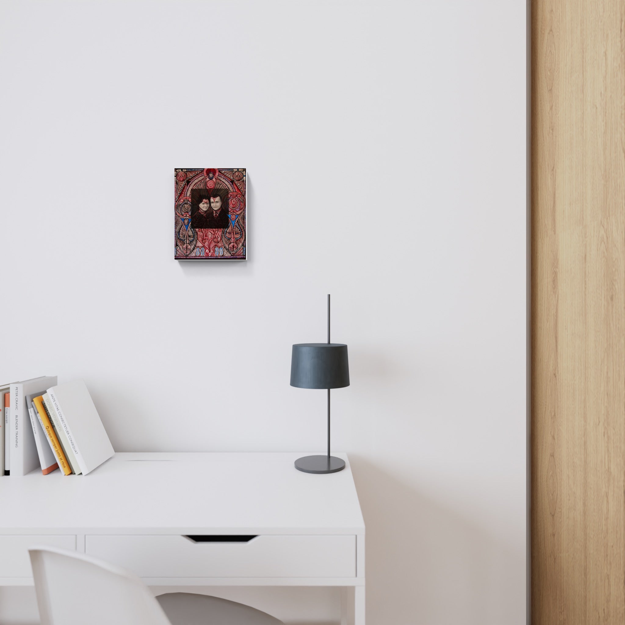 Artwork by Margot, Dessin sur Photo Adeline et Luc, Made of Mixed media 