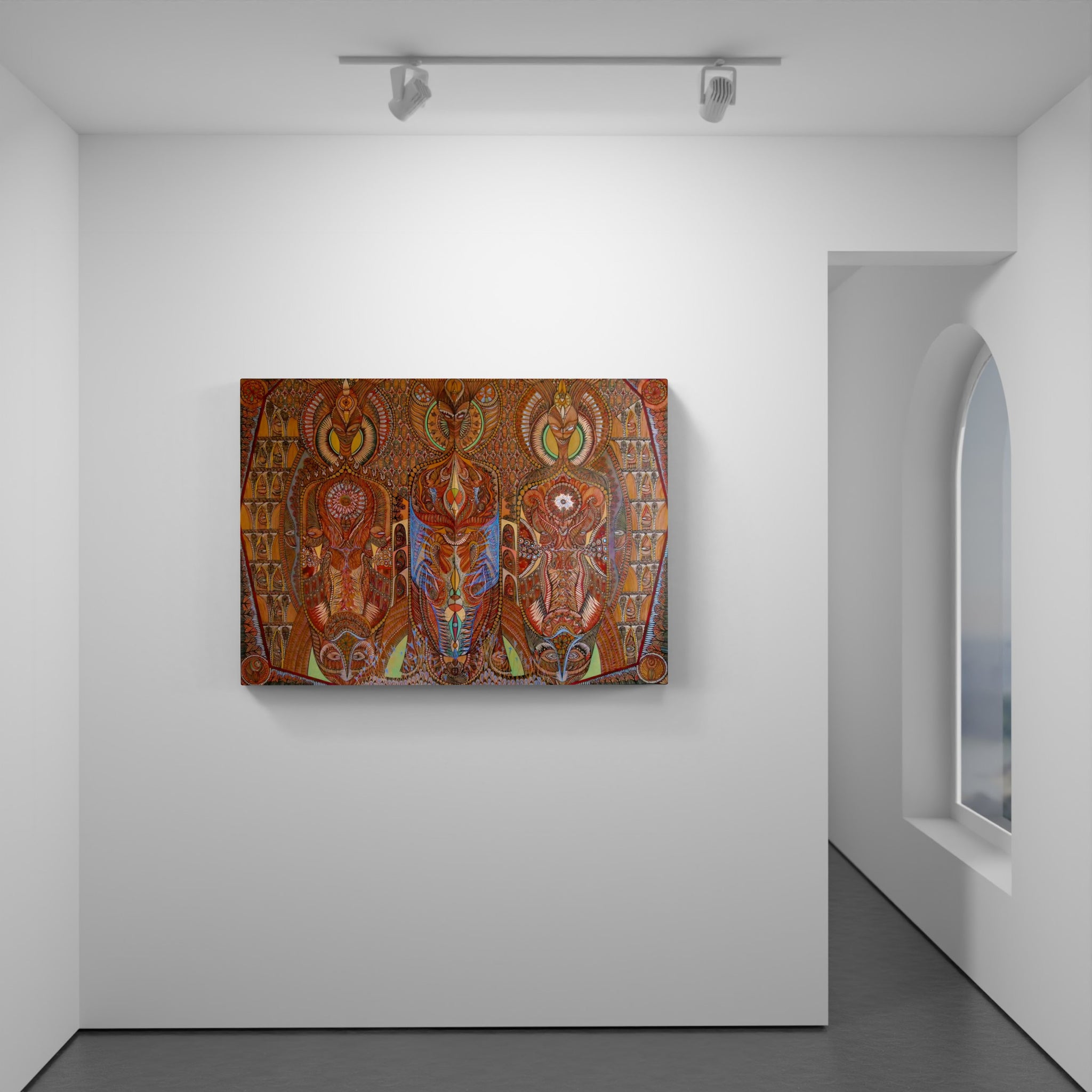 Artwork by Margot, En Mia Forta interno, Ili kaj mi., Made of Mixed media on paper 