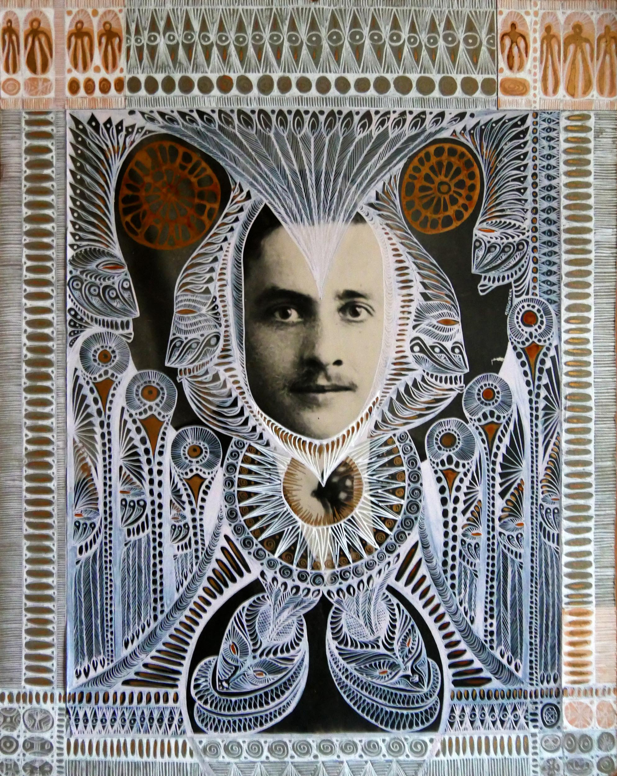 Encre sur photo Franck by Margot, null