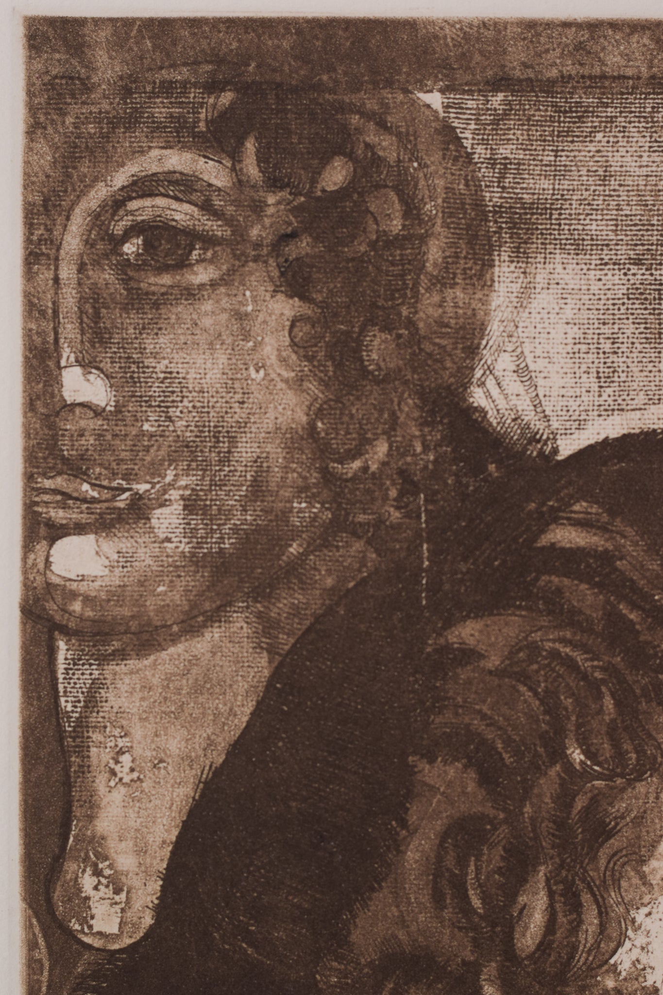 Artwork by María Assumpció Raventós, Maria Assumpció Raventós i Torras - Limited Edition Engraved Portrait, Made of Etching 