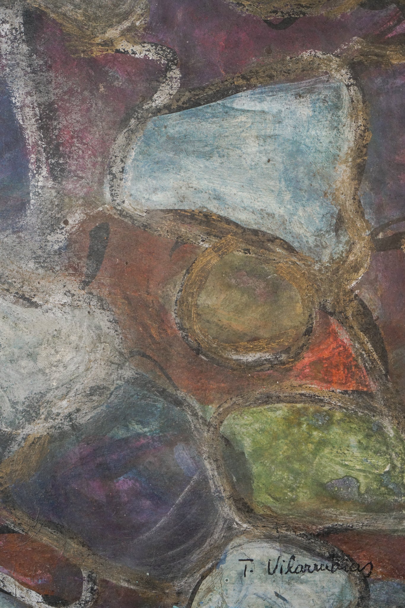 Artwork by Teresa Vilarrúbias i Perarnau, Abstract on paper, Made of Mixed media 