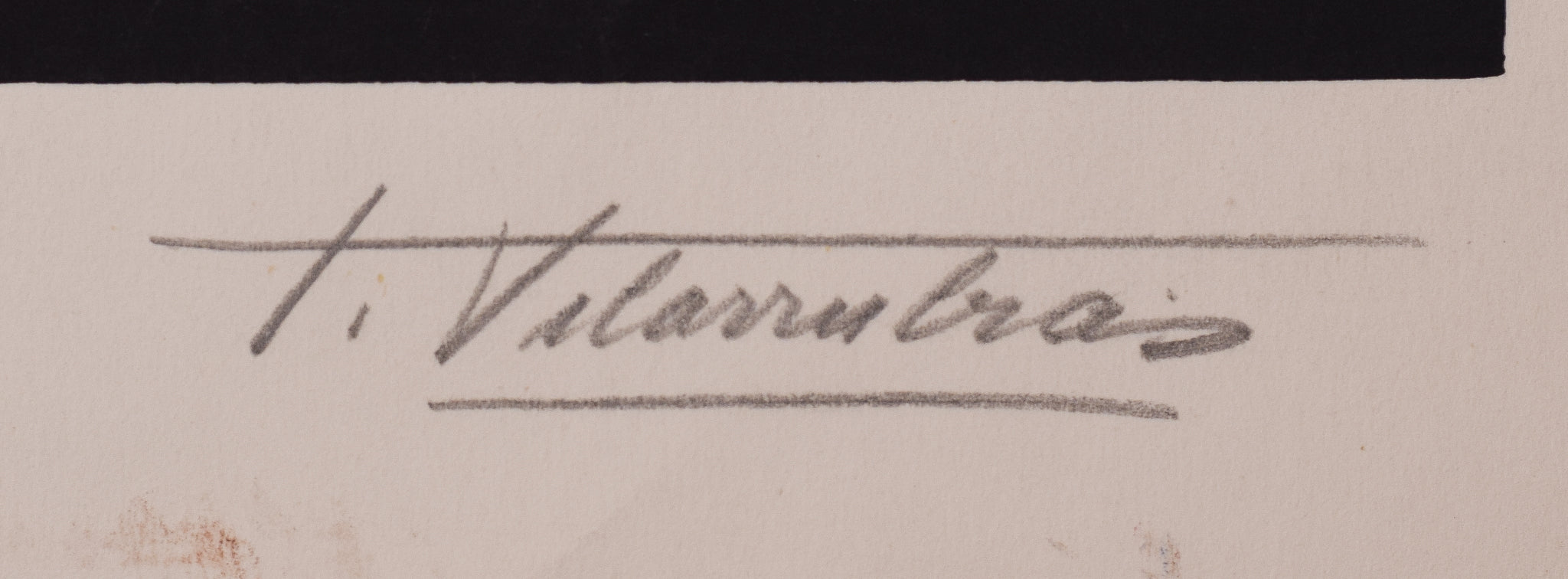 Artwork by Teresa Vilarrúbias i Perarnau, Black and White Limited Addition Lithograph - Teresa VILARRUBIAS (1914), Made of Lithograph 