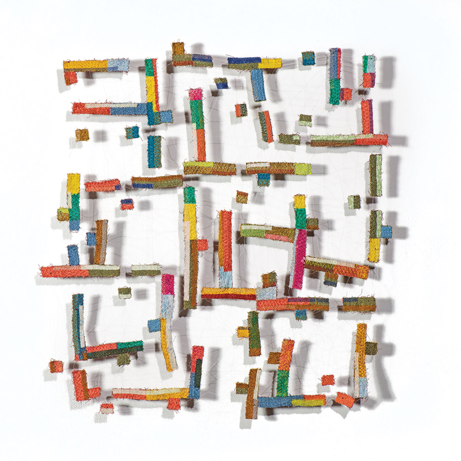 Korean Bojagi Color Grid by Marian Bijlenga, 2017