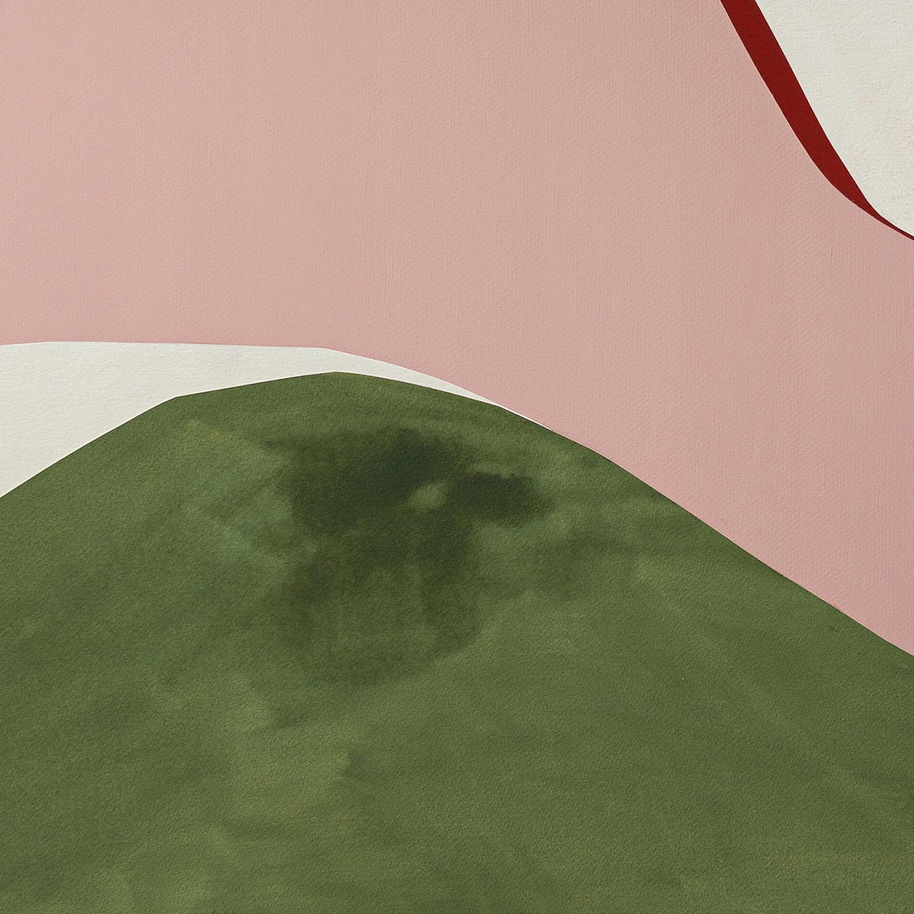 Artwork by Marie de Lignerolles, Neige, Made of Collage, Gouache, acrylic and oil pastel on Arches paper 
