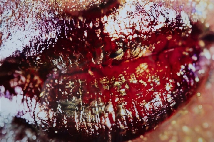 Artwork by Marilyn Minter, Big Red, Made of C-Print 