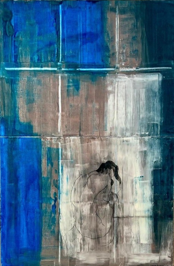 Life in blue by Marina Olympios, 2016