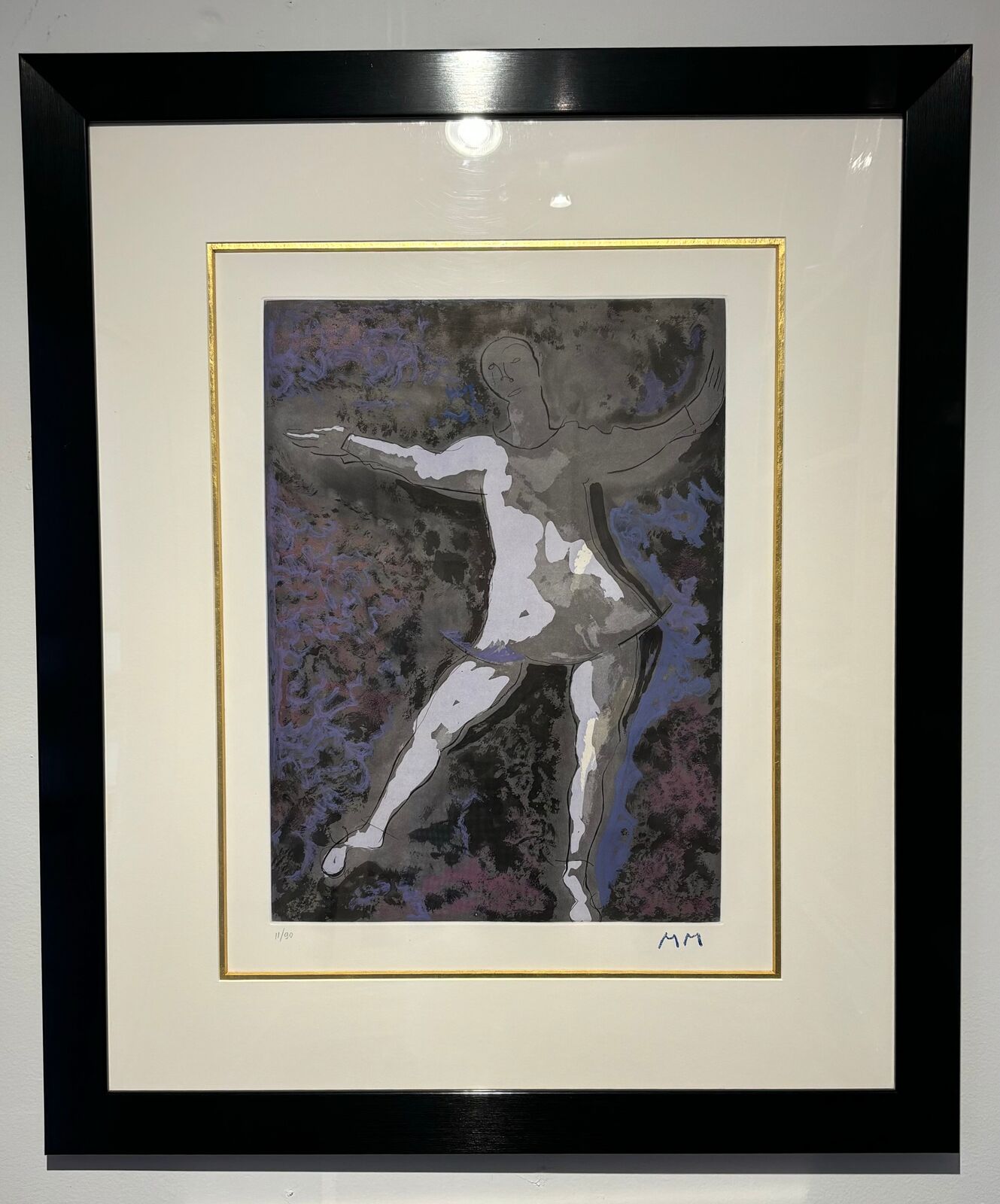 Artwork by Marino Marini, Dancer II, Made of Etchimng 