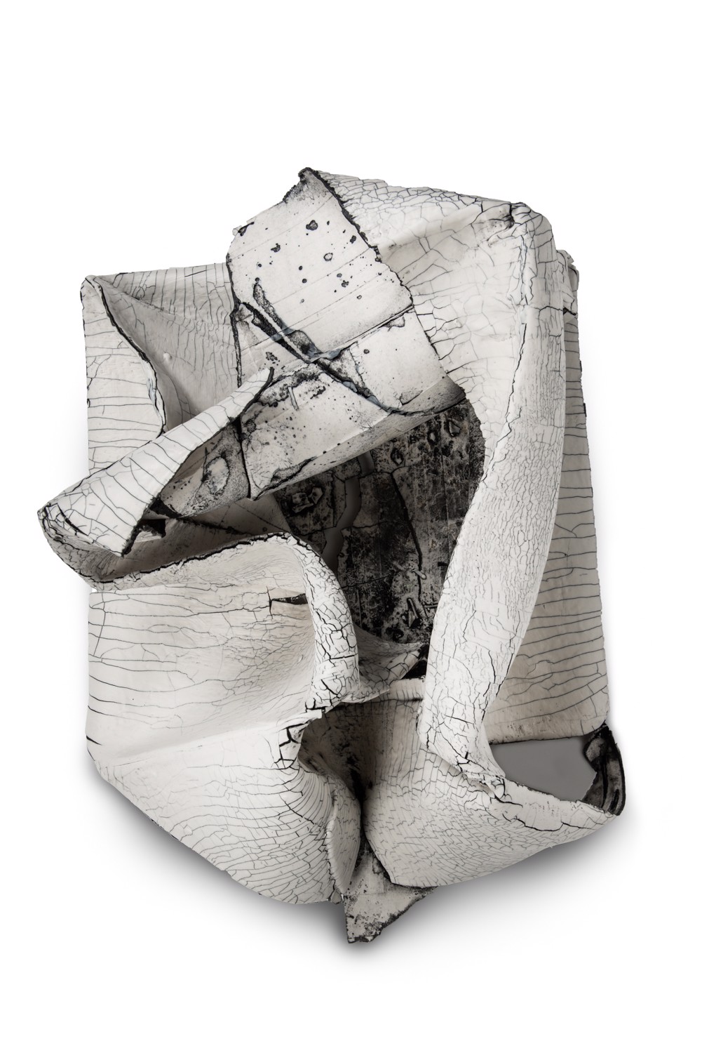 A piece of paper that has been torn off of it.