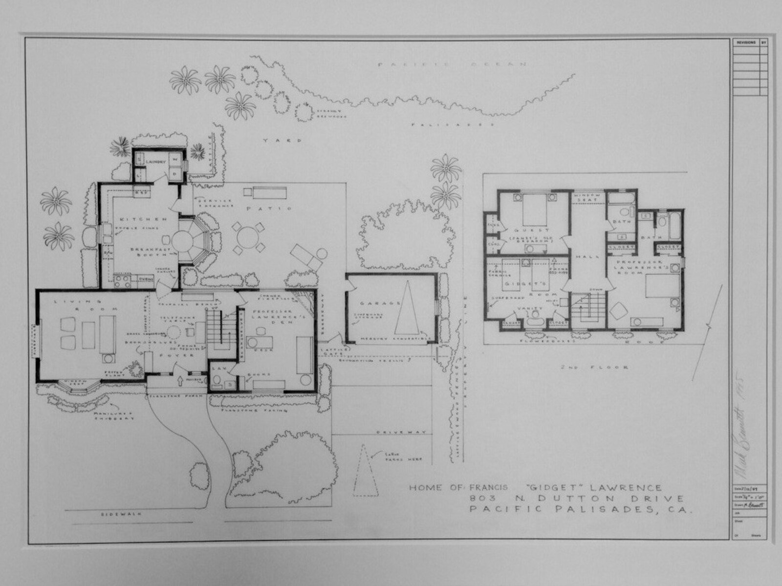 Home of Francis "Gidget" Lawrence (Gidget) by Mark Bennett, 1995