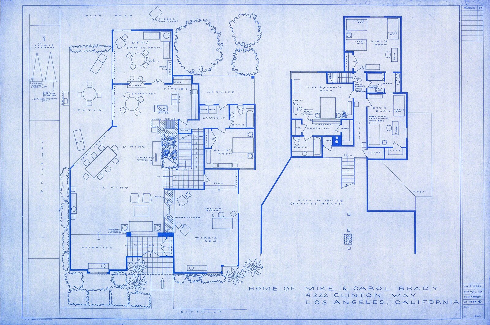 Home of Mike & Carol Brady (The Brady Bunch) by Mark Bennett, 2017