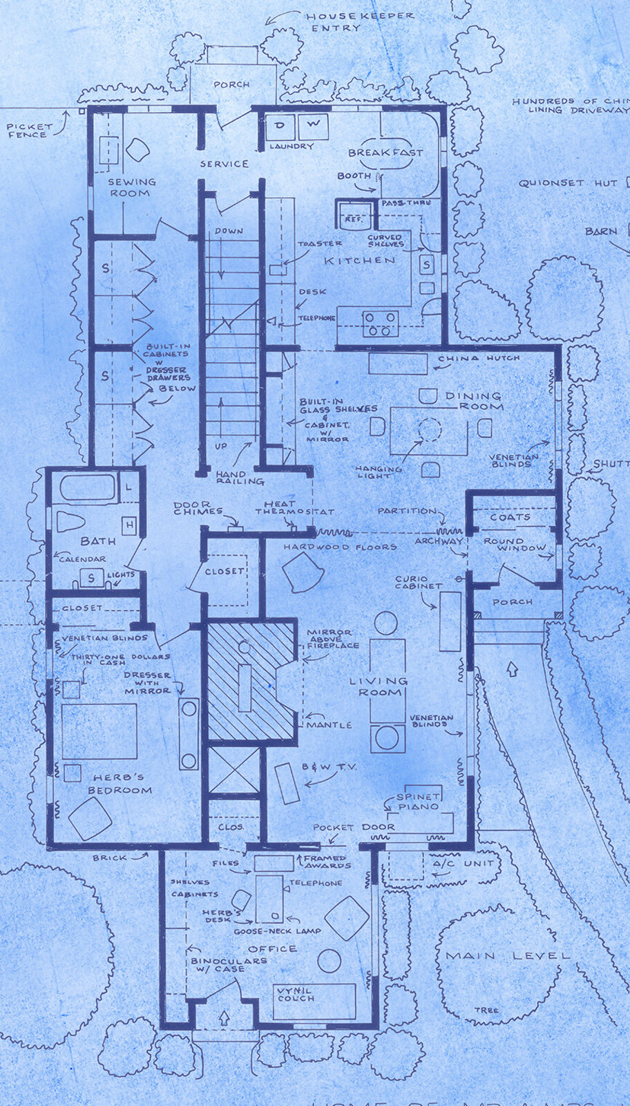 Artwork by Mark Bennett, Home of Mr. & Mrs. Herb W. Clutter (In Cold Blood), Made of Archival pigment print on Hot Press Cotton Rag 