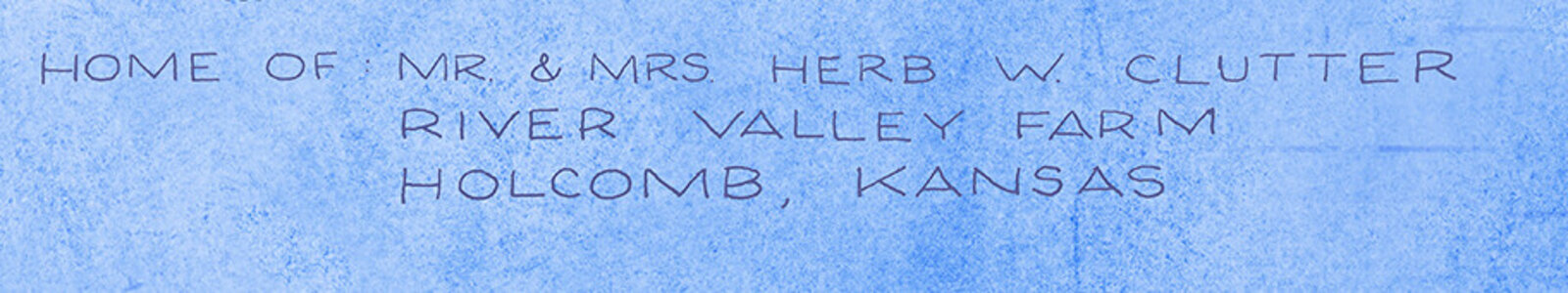 Artwork by Mark Bennett, Home of Mr. & Mrs. Herb W. Clutter (In Cold Blood), Made of Archival pigment print on Hot Press Cotton Rag 