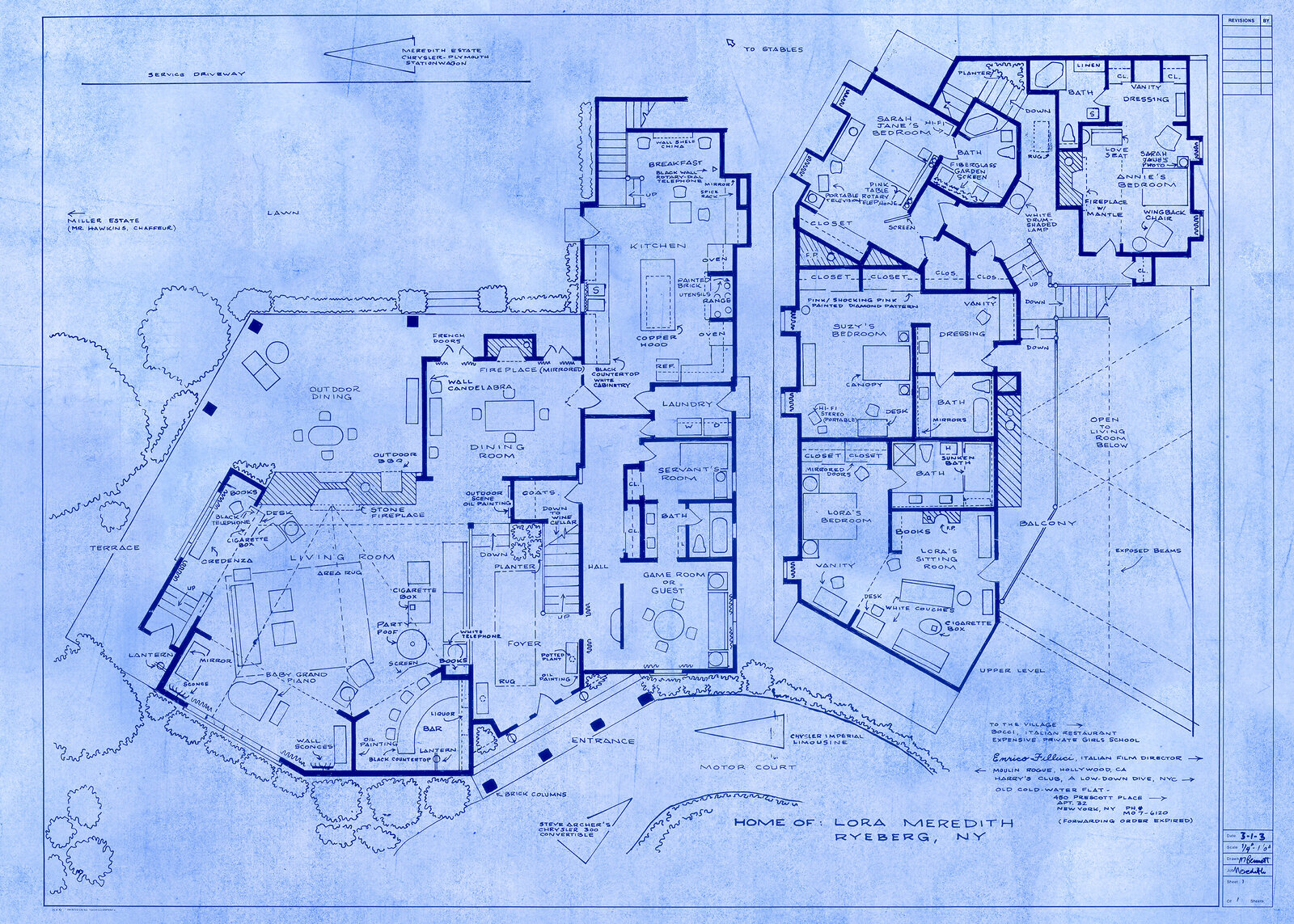 Home of Lora Meredith (Imitation of Life) by Mark Bennett, 2024