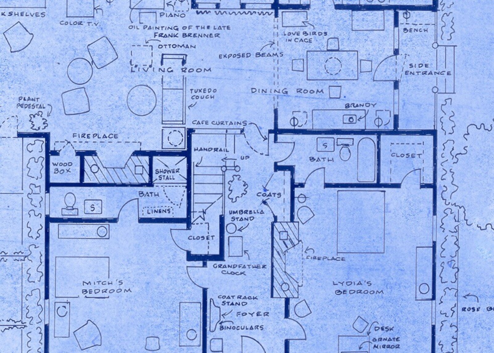 Artwork by Mark Bennett, Home of The Brenners (The Birds), Made of Archival pigment print on Hot Press Cotton Rag 