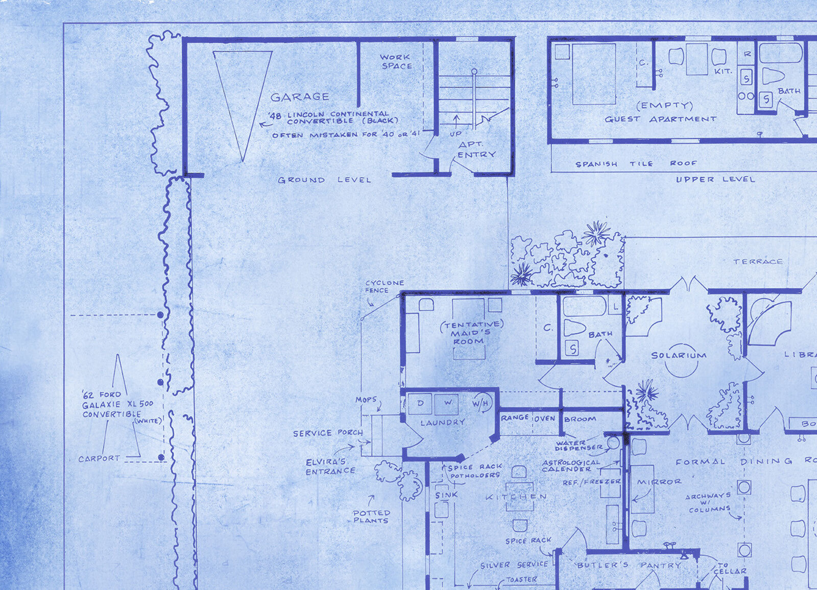 Artwork by Mark Bennett, Home of Blanche & Jane Hudson (What Ever Happened to Baby Jane?), Made of Archival pigment print on Hot Press Cotton Rag 