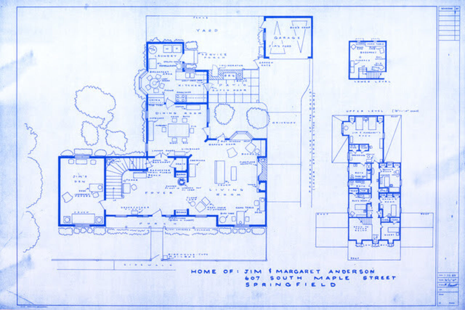 Home of Jim & Margaret Anderson (Father Knows Best) by Mark Bennett, 2017