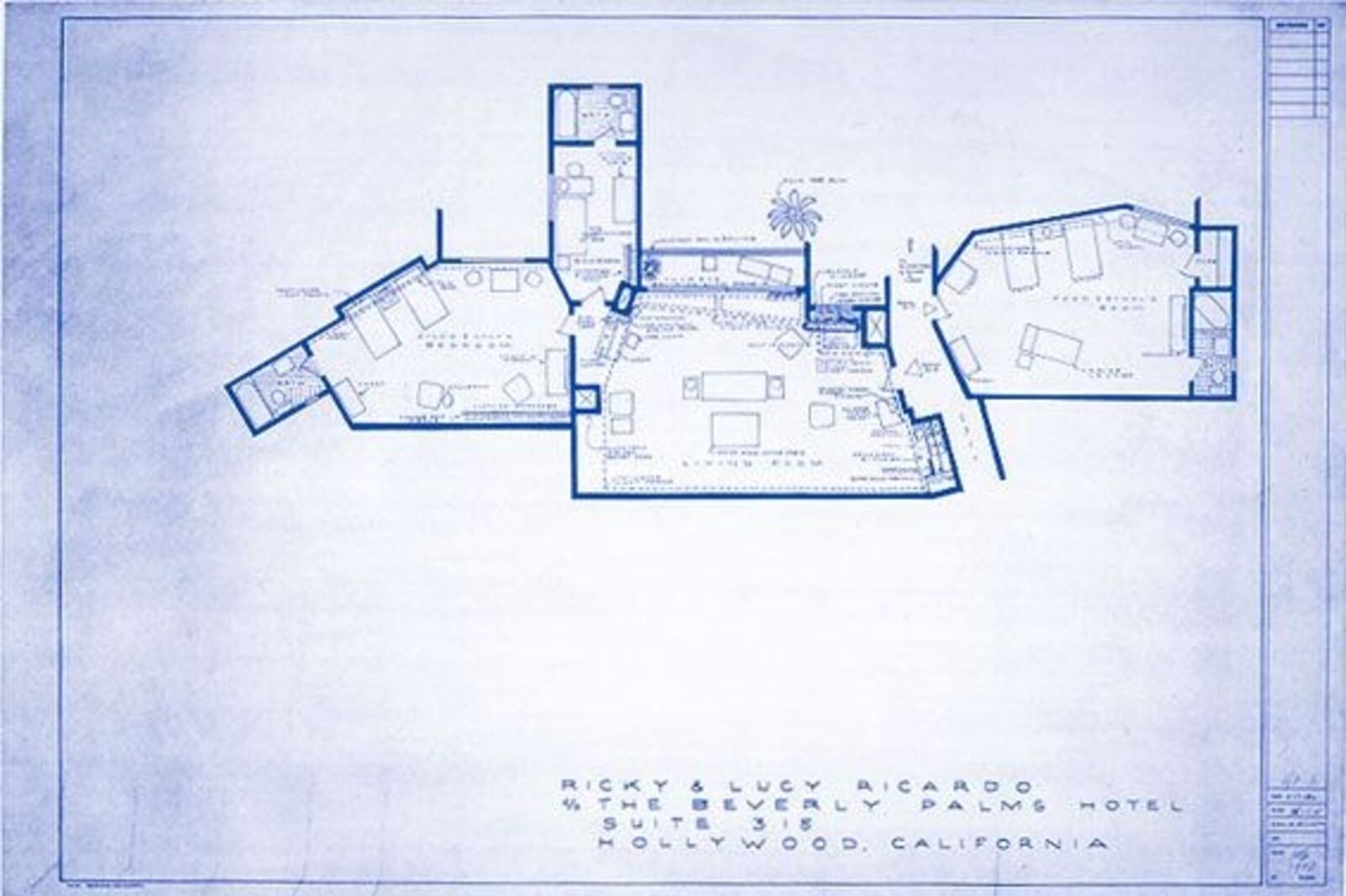 Home of Lucy and Ricky Ricardo Beverly Palms Hotel Suite (I Love Lucy) by Mark Bennett, 1997
