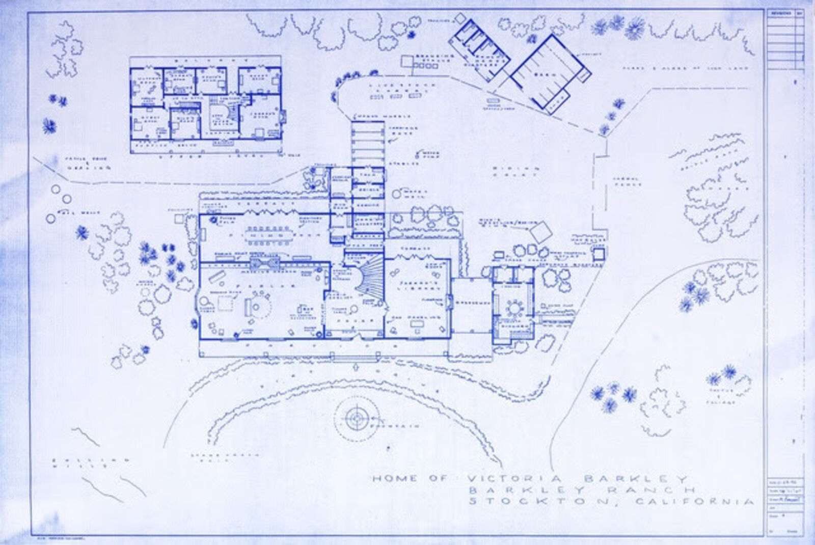 Home of Victoria Barkley (The Big Valley) by Mark Bennett, 2017