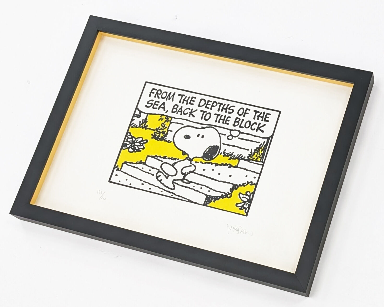 Artwork by Mark Drew, Back to the Block - Snoop Dogg (framed hand signed screen print), Made of Screen Print 