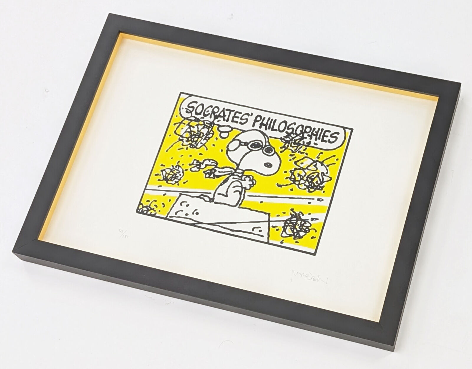Artwork by Mark Drew, Socrates' Philosophies - Wu Tang Clan (framed hand signed screen print), Made of Screen Print 