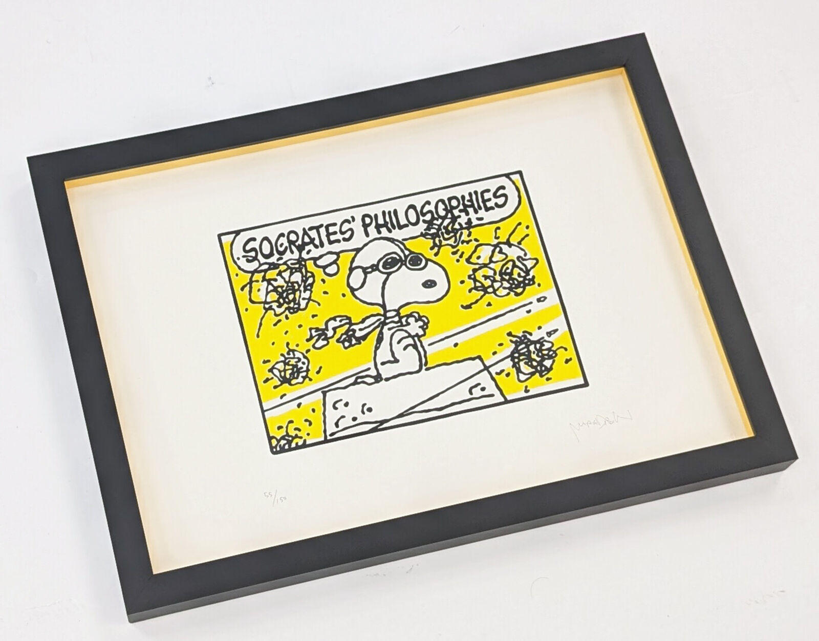 Artwork by Mark Drew, Socrates' Philosophies - Wu Tang Clan (framed hand signed screen print), Made of Screen Print 