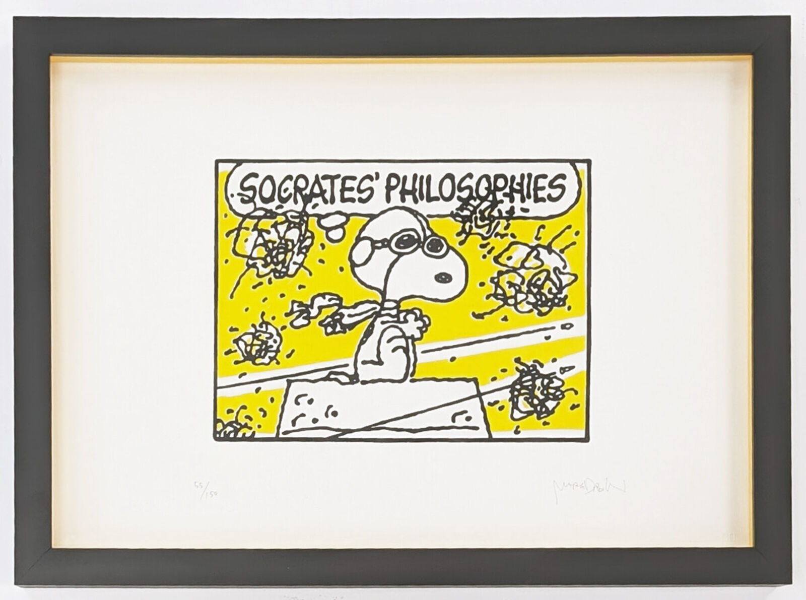 Socrates' Philosophies - Wu Tang Clan (framed hand signed screen print) by Mark Drew, 2021
