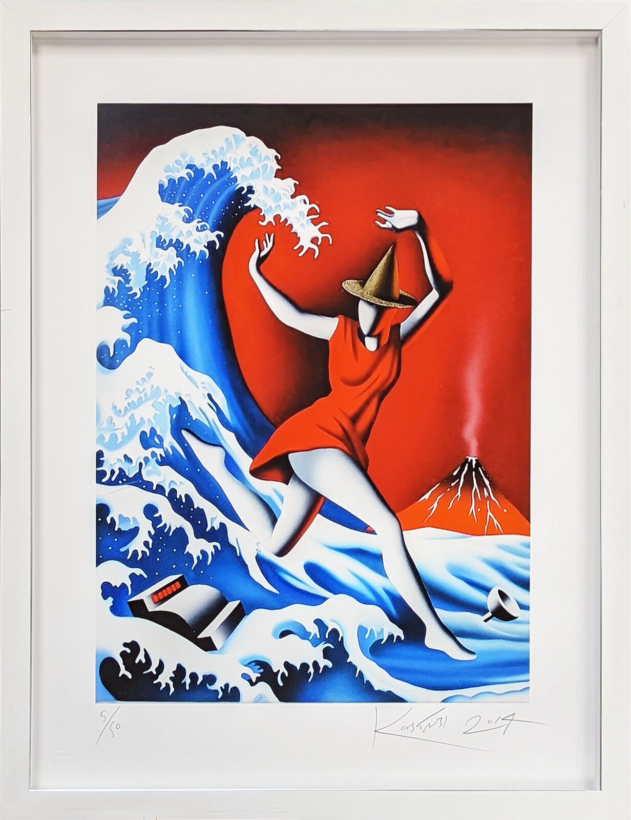 SANDY by Mark Kostabi, 2014