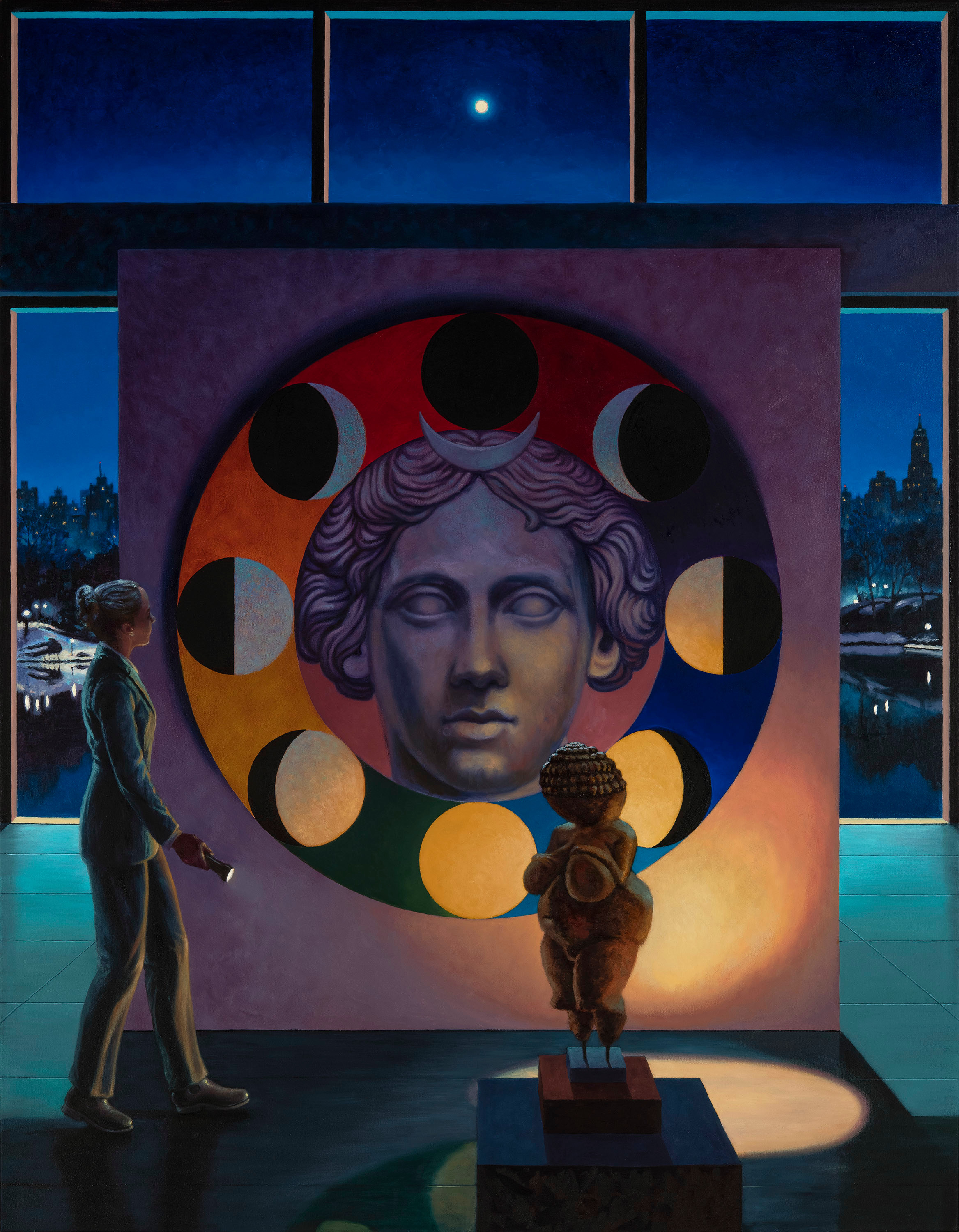 Simulacrum (moon) by Mark Lang, 2022