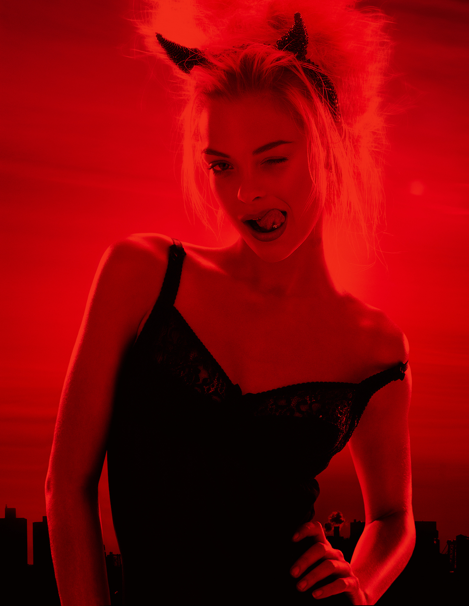 Jaime King, Harley Quinn by Markus Klinko, 1997