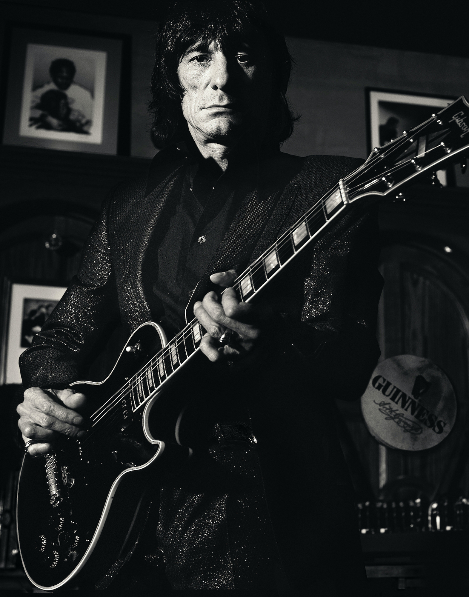 Ronnie Wood, London (B&W) by Markus Klinko, 2000