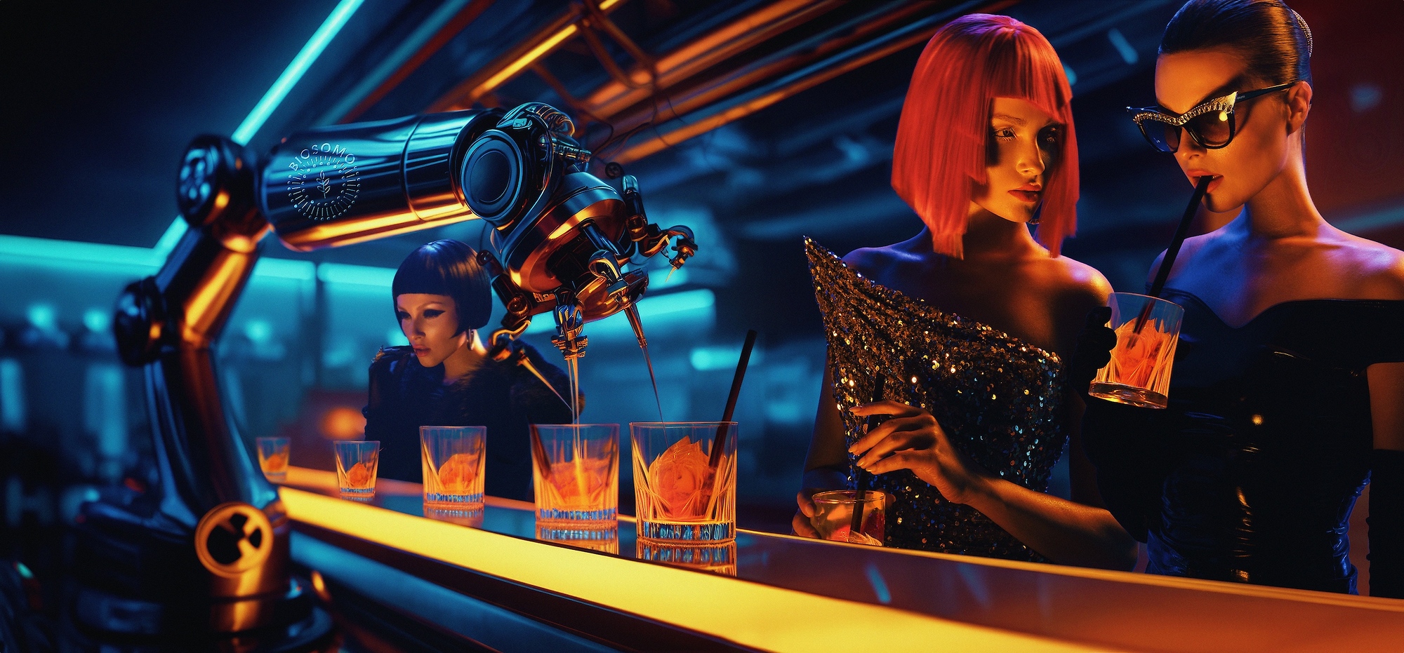 The Angel Factory, The Bio Generation, Triptych, Los Angeles by Markus Klinko, 2023