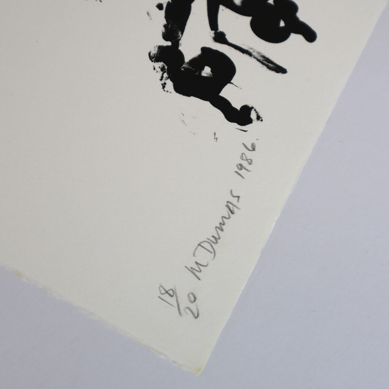 Artwork by Marlene Dumas, Fear of Babies, Made of Lithograph on paper 