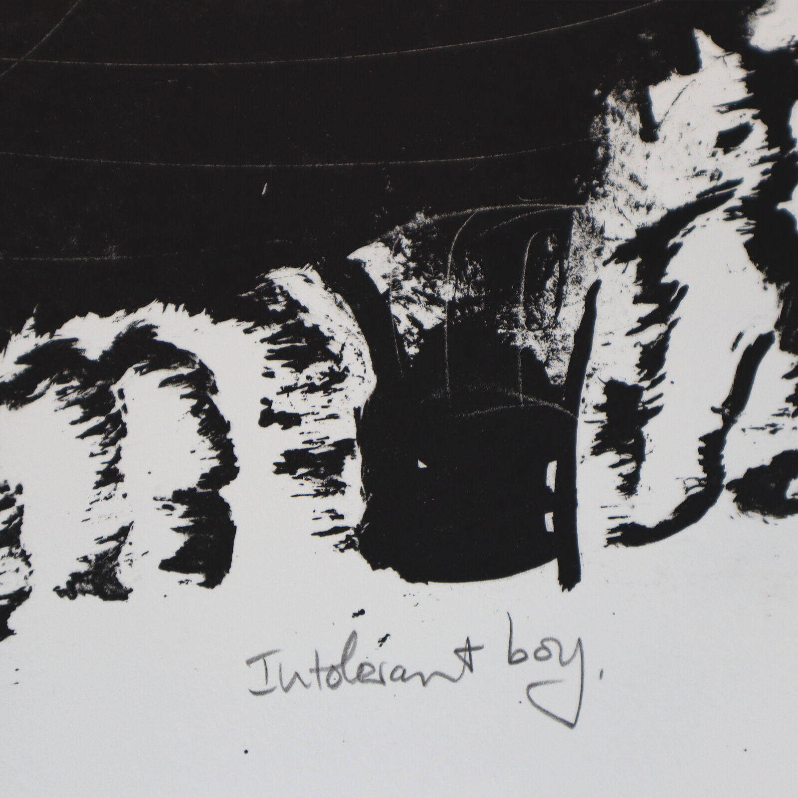 Artwork by Marlene Dumas, Fear of Babies, Made of Lithograph on paper 