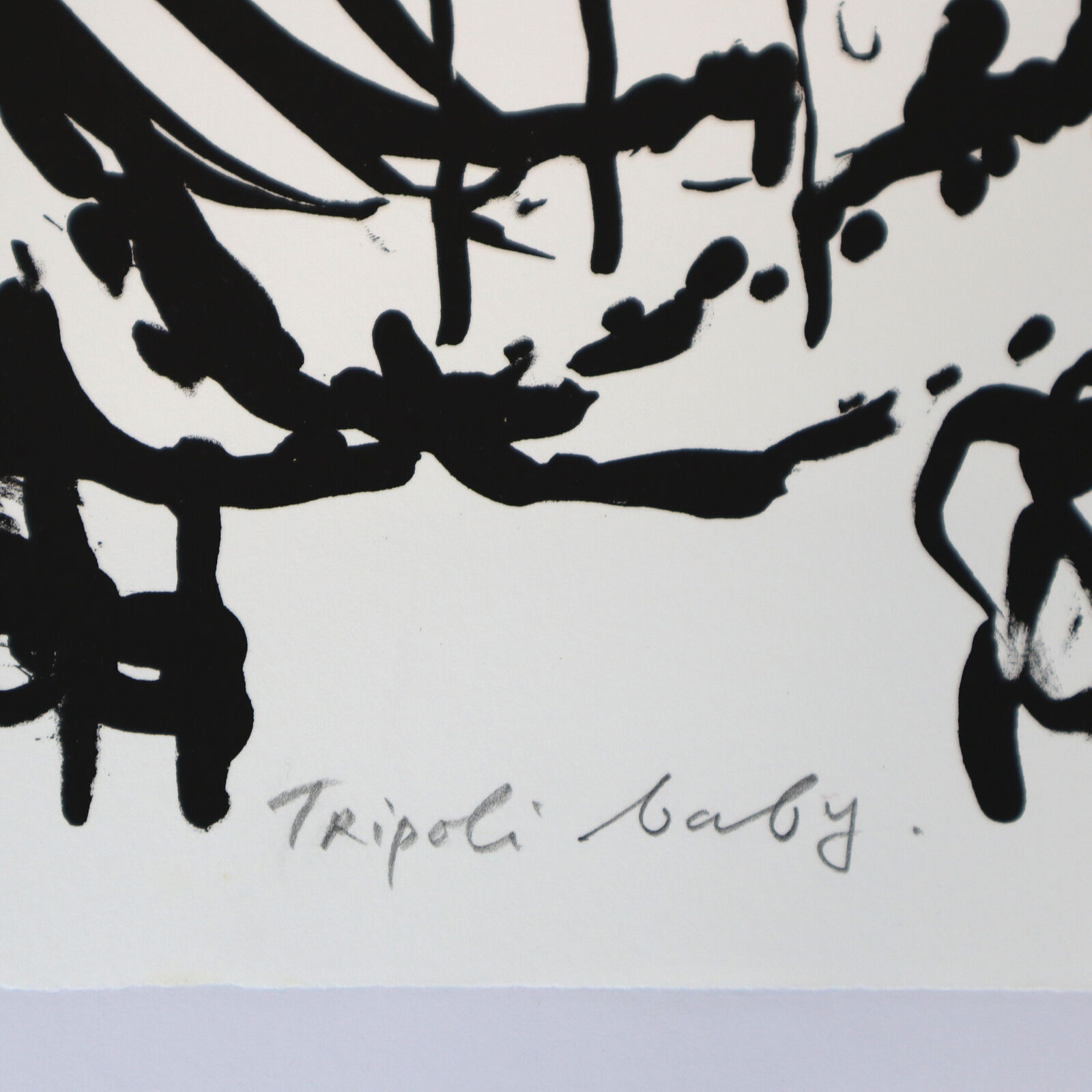 Artwork by Marlene Dumas, Fear of Babies, Made of Lithograph on paper 