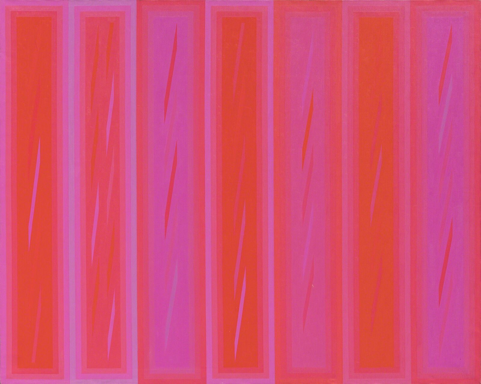Red Painting by Martin Canin, 1972