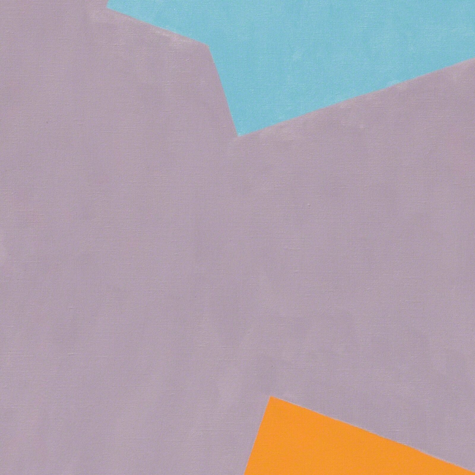 A painting of colorful squares on a purple background.