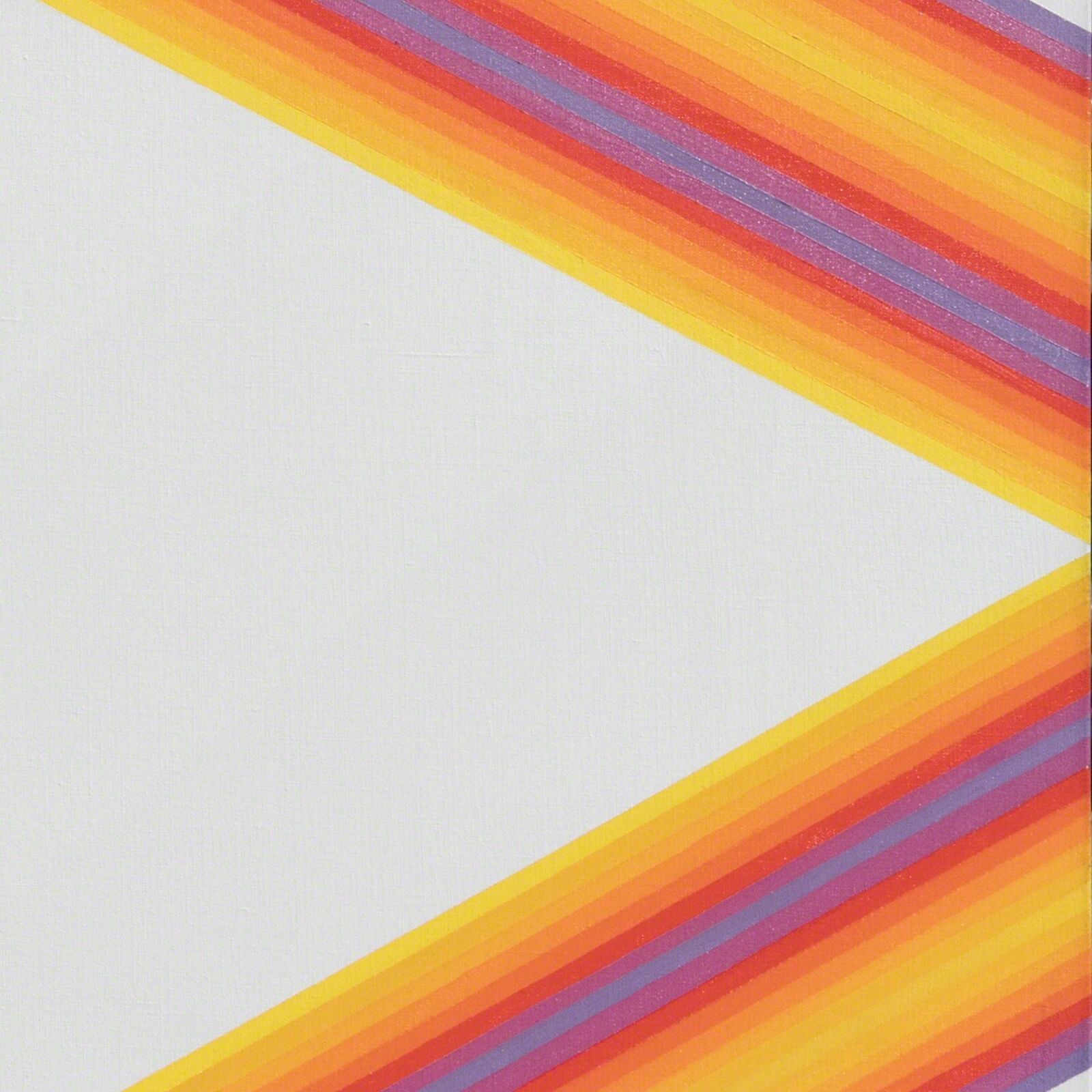 Artwork by Martin Canin, Untitled - Yellow, Orange, Purple, Made of Oil on Canvas 