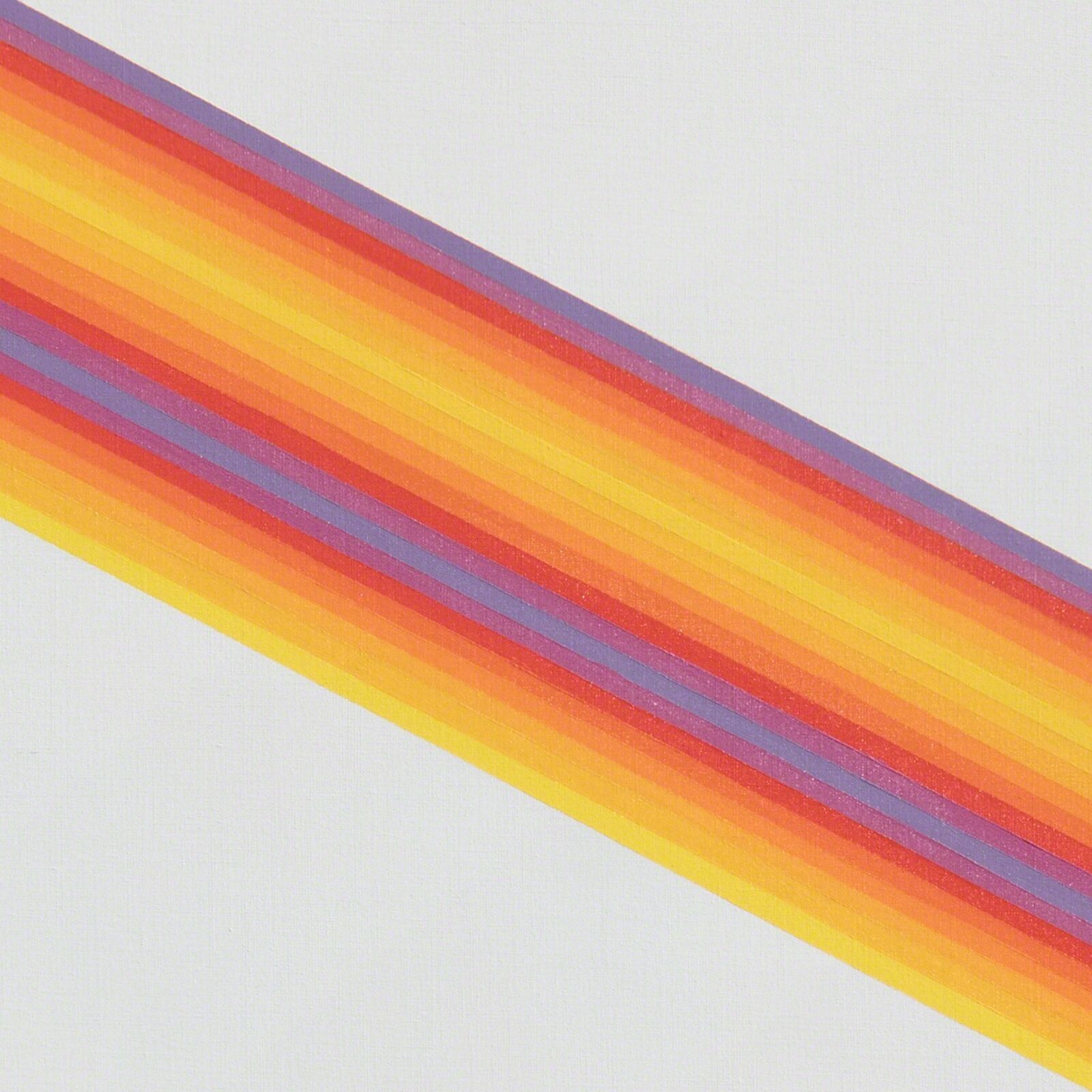 Artwork by Martin Canin, Untitled - Yellow, Orange, Purple, Made of Oil on Canvas 